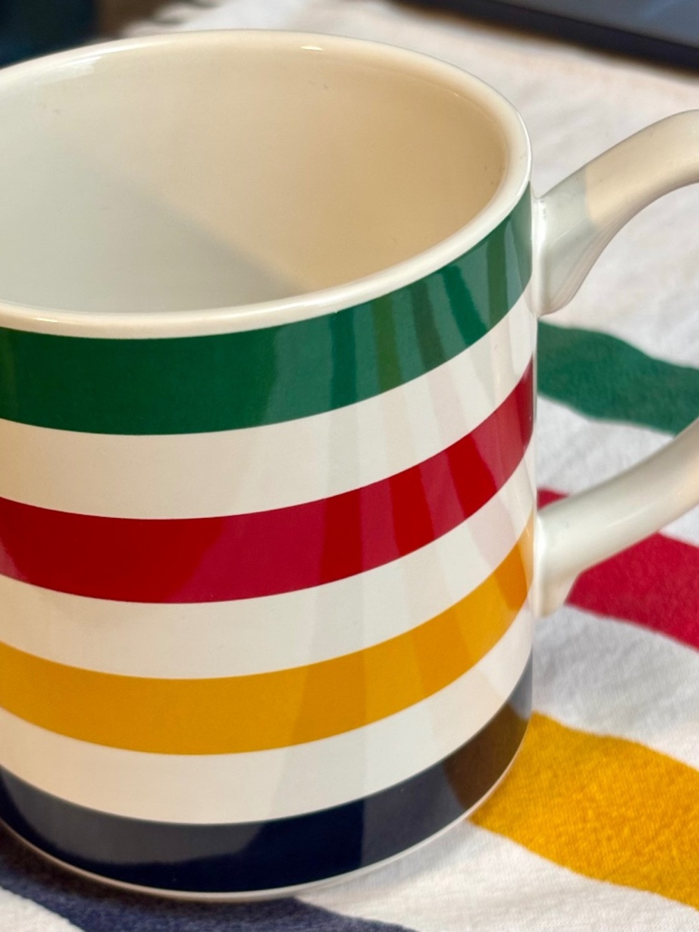 Hudson's Bay Stripes Signature Classic Mug, 375-mL with tag